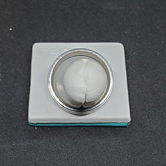 Hou Titanium Silver Tone Ring - Picture 5 of 7